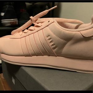 Pink adidas shoes